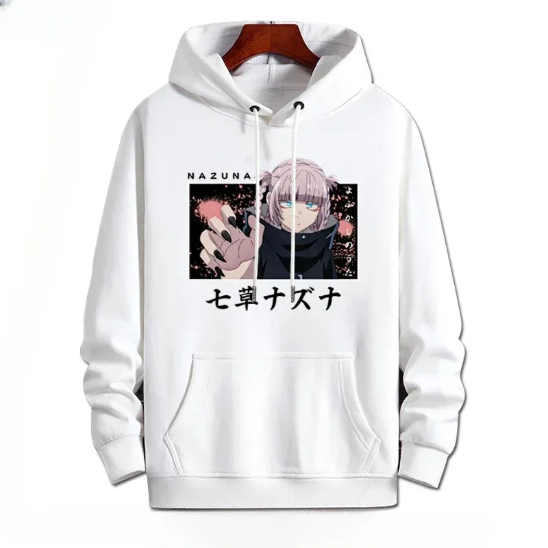 Y2K Anime CALL OF THE NIGHT Nazuna Nanakusa Funny 까마귀 힙합 그래픽 스웨터 Poleron Hombre Street Harajuku Tracksui