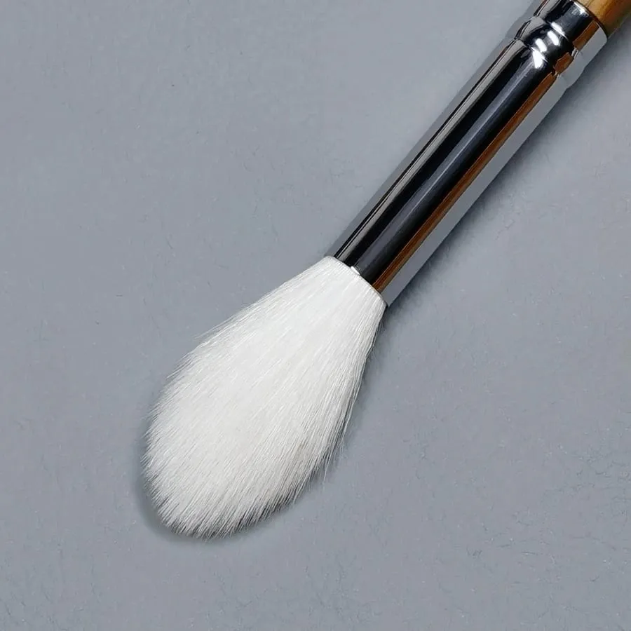 Tapered Highlighter Brush Υψηλής ποιότητας φυσική τρίχα που ρυθμίζει το πρόσωπο Powder Blending Blusher Πινέλα μακιγιάζ