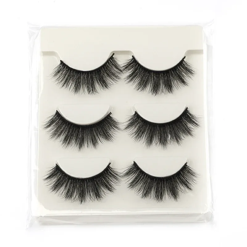 Half Lashes Cat Eye Lashes 3D Natural Finged End Eye Elong Lashes Fox Eye Lashes Faux Mink Lashes Μακιγιάζ — image 14