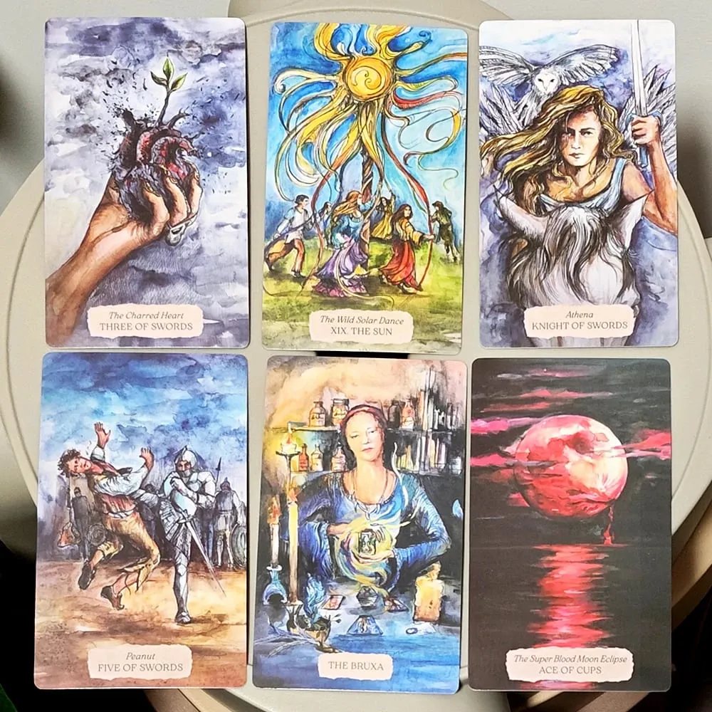 Bonestone & Earthflesh Tarot Deck 12*7cm – A Journey Through Through Myth Mysticism and Sacred Landscapes