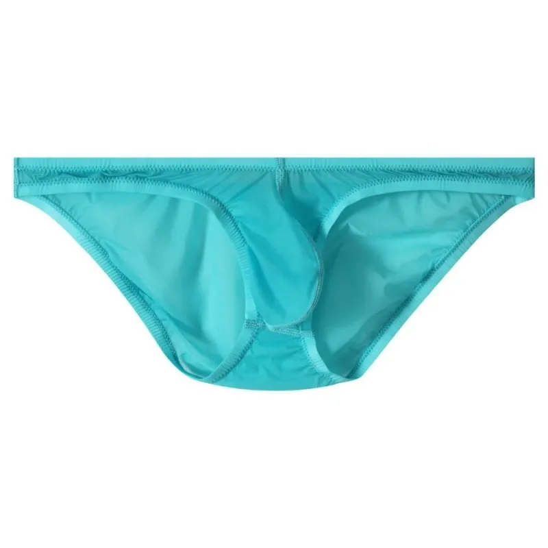 Breathable Low Waist Ice Silk Briefs Transparent Lingerie Bikini Briefs Ultra-Thin Mesh Men's Triangle Panties Summer — image 18