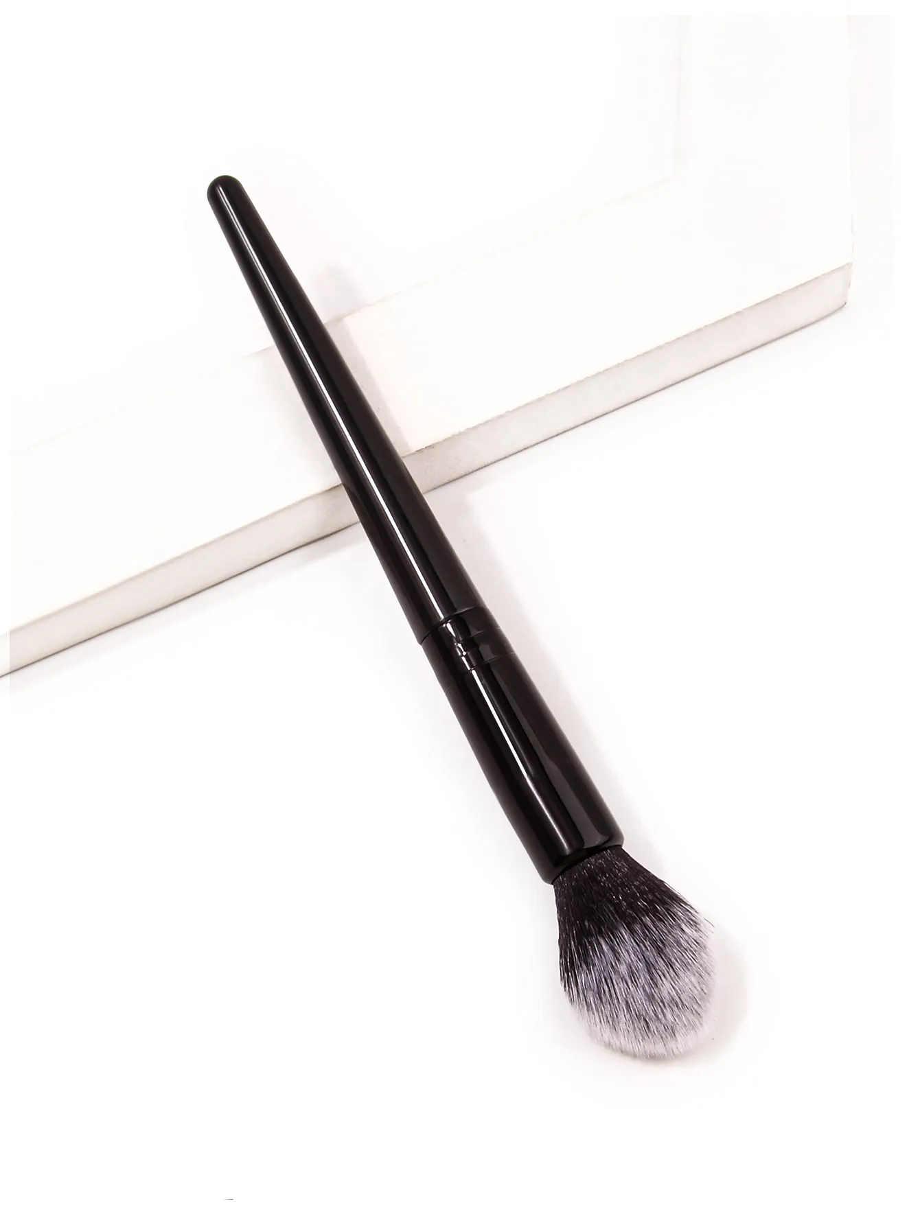 Pêssego coração blush escova em pó blush creme líquido blush pincéis de maquiagem plana pequena precisa blush escova ferramentas de maquiagem