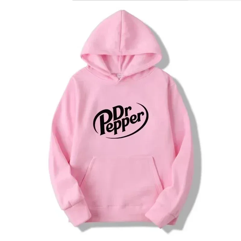 Dr Pepper Hoodie Soda Cola Vintage Beverage Retro Aesthetic Y2K Fashion Black Oversized Casual Sport Sweatshirts — image 11