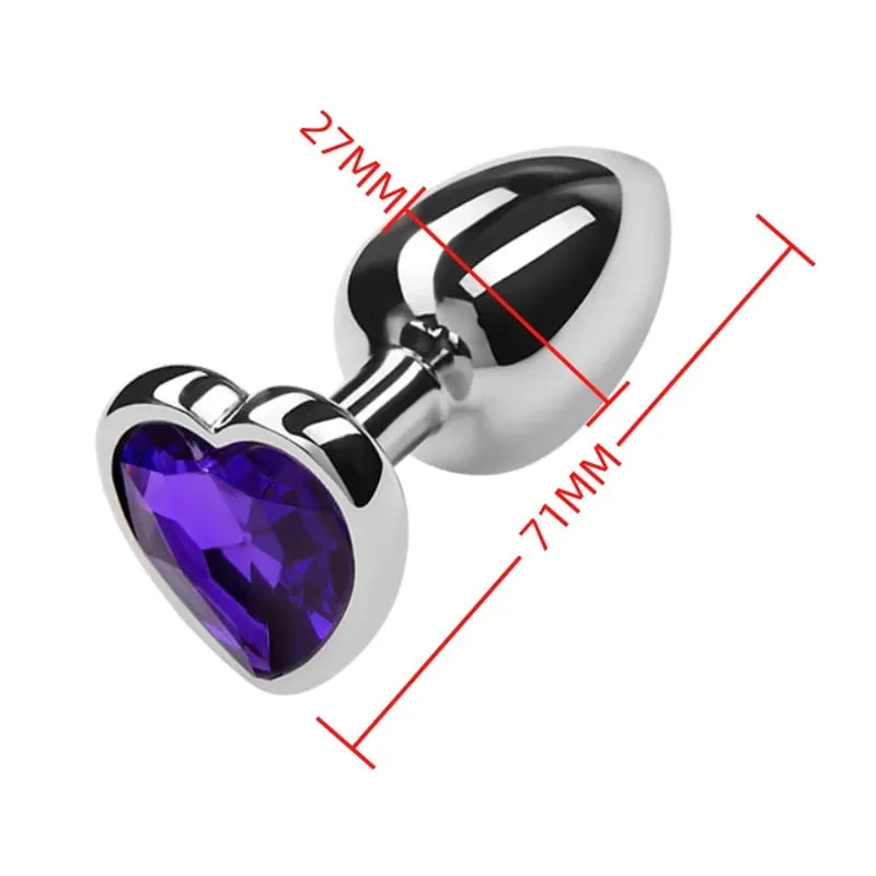 גודל קטן מתכת אנאלי חרוזים Butt Plug Mini Rainbow רוז זהב Butt Plug תכשיטי קריסטל מאמן אנאלי דילדו אוננות צעצוע מין — image 15