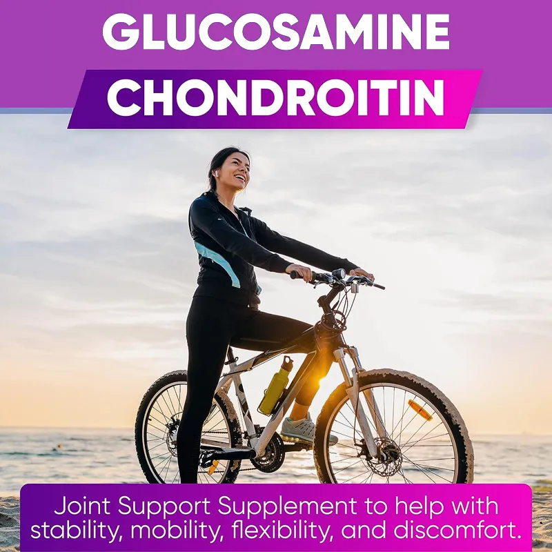 Glucosamine Chondroitin Turmeric MSM - Triple Strength Helps with Joint Mobility Συμπλήρωμα υποστήριξης αρθρώσεων Immune Health — image 3