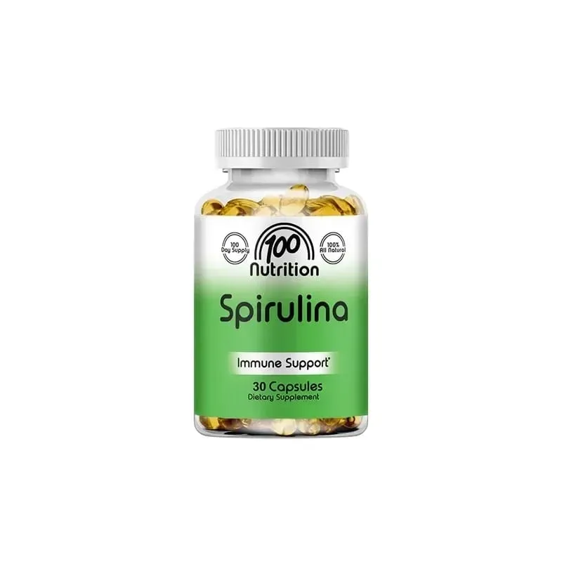 Organic Spirulina 2000 Mg Kiegészítő – segíti a méregtelenítést az immunrendszerben Szív- és érrendszeri antioxidánsok B-vitaminok