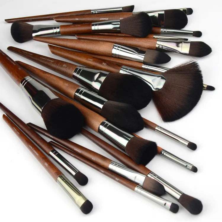 1 τμχ MF Φυσικό ξύλο Μαλακά πινέλα μακιγιάζ Powder Foundation Concealer Make Up Brush Blush Συνθετικά μαλλιά Σκιά εργαλεία υψηλής ποιότητας — image 5