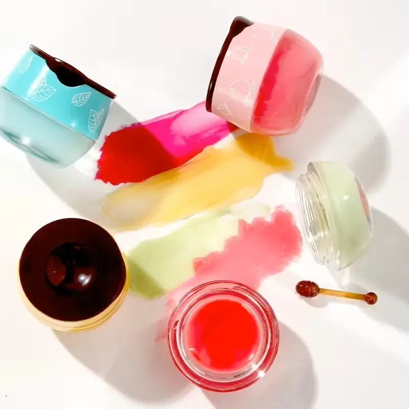 5,5 g Lip Sleep Mask Night Sleep Maintenance Ενυδατικό Lip Gloss Bleach Cream Θρεπτική Περιποίηση χειλιών Φράουλα Μέλι — image 7