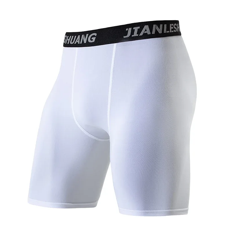1/5 Pcs Men's Black And White Classic Cycling Long Underwear Multi-size Running Fitness Comprehensive Training Shorts Mga Teenager
