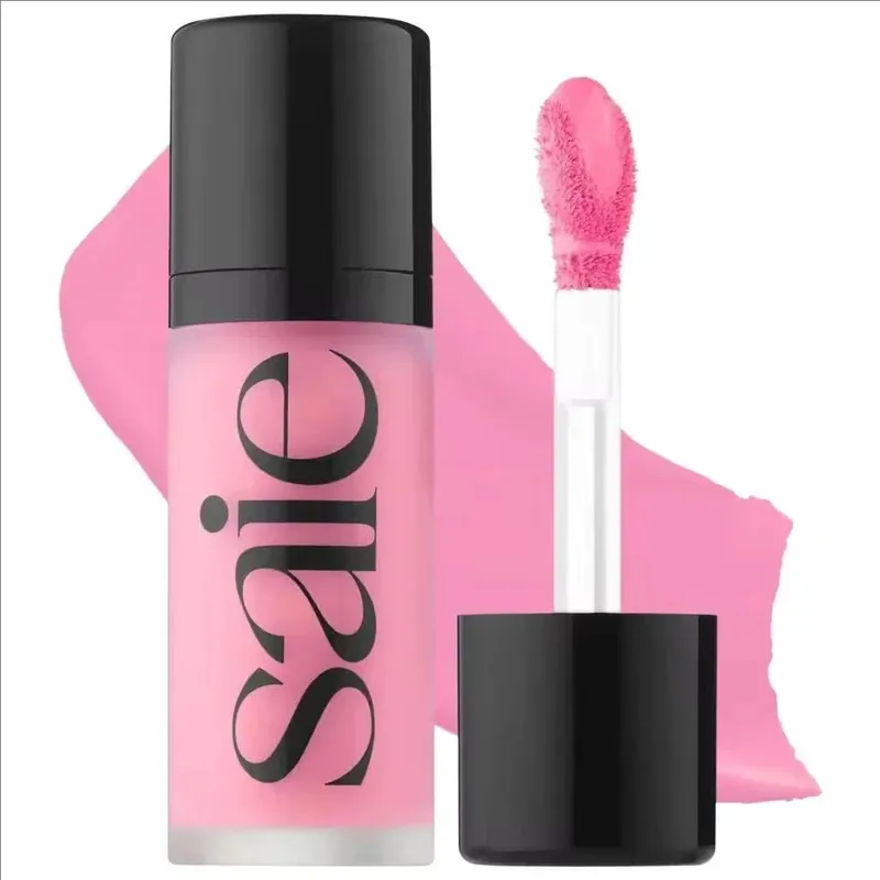 Fashion Saie Glitter Hydration Liquid Powder Blusher Moisturizing Liquid High Gloss Facial Contour Cream Products Makeup — image 10