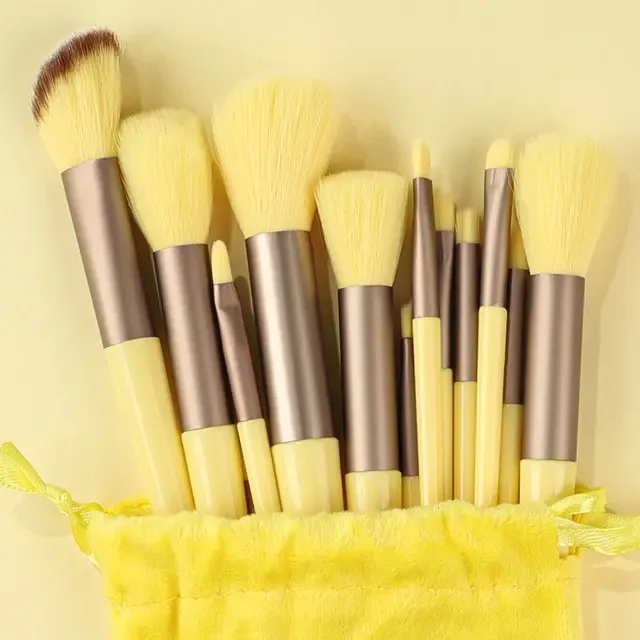 Professional 13PCS Makeup Brushes Set 2 Powder Puff Sponge for Cosmetics Foundation Blush Eyeshadow Blending Brush Beauty Tools — image 13