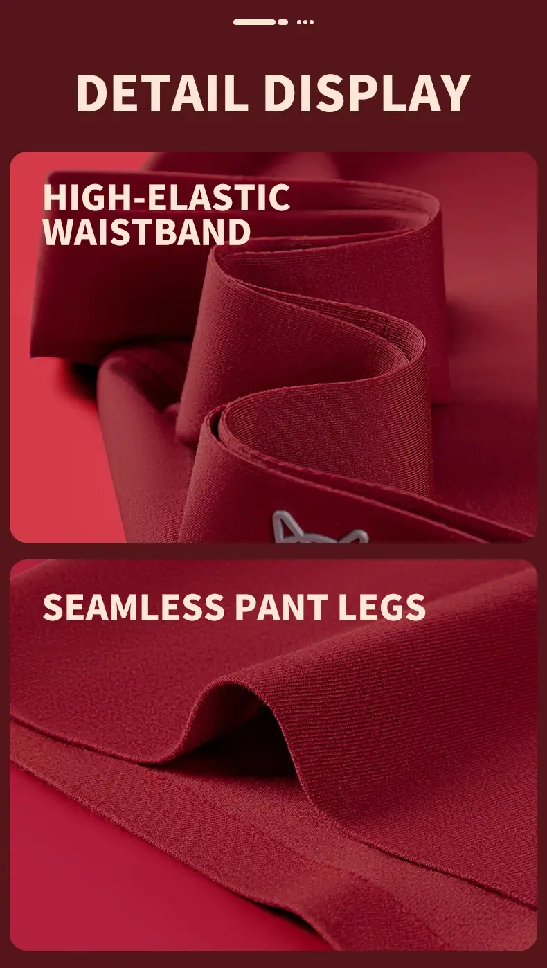 MiiOW 4Pcs Cotton Winter Men Underwear 7A Antibacterial Men's Panties Lucky Red Mens Underpants Plus Size Man Boxershorts L-5XL — image 10