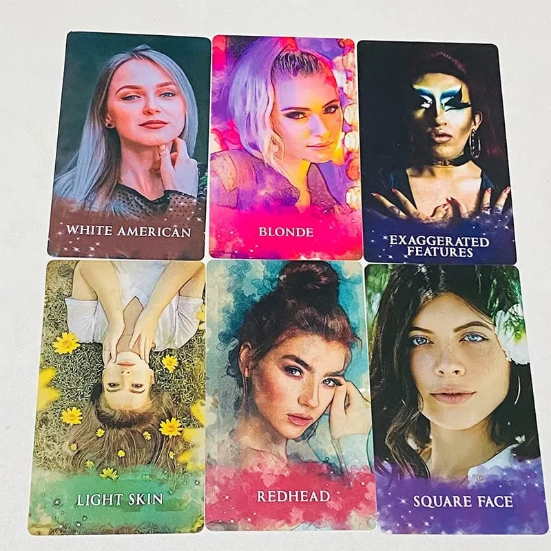 Who Is It Oracle Cards 78 Cards Divination Deck English Vision Edition Επιτραπέζιο παιχνίδι Ταρώ για πάρτι
