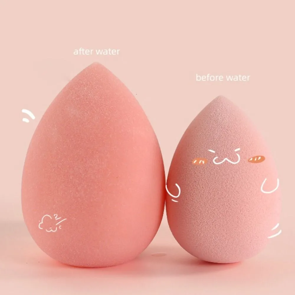 4 pçs beleza pro fundação cosméticos puff conjunto seco molhado utilizável ferramenta de maquiagem pincéis mágicos com caixa esponja pó maquiagem — image 4