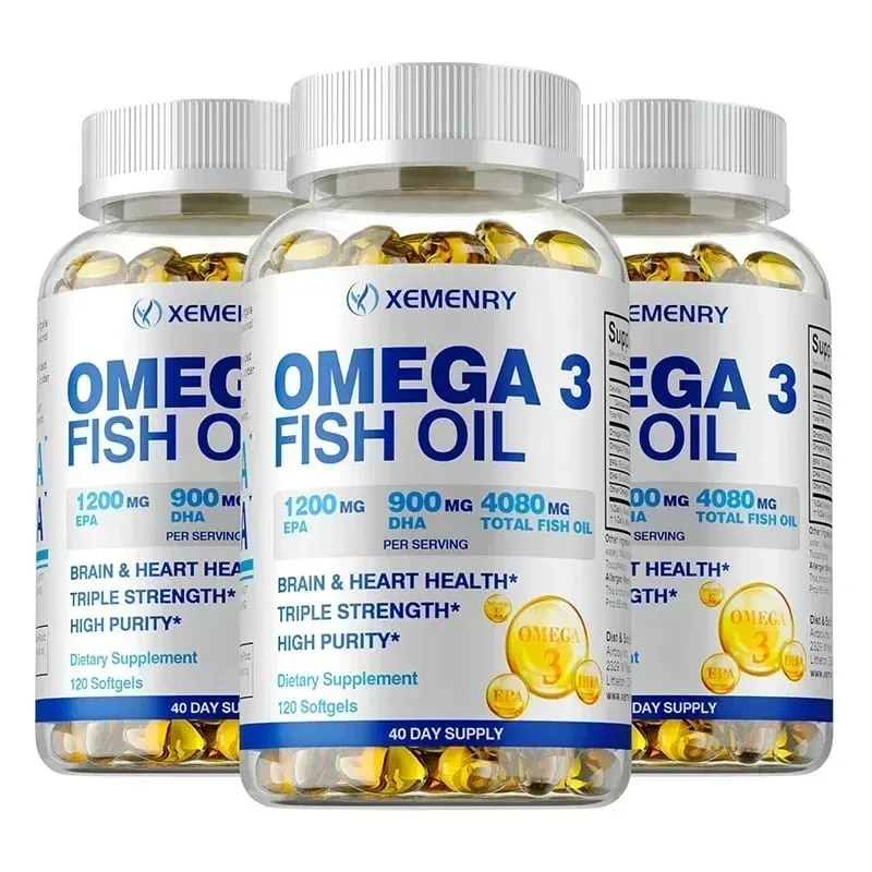 Omega-3 Fish Oil - Enhance Memory Concentration and Cognition Promote Brain and Eye Health Enhance Immune Function — image 8