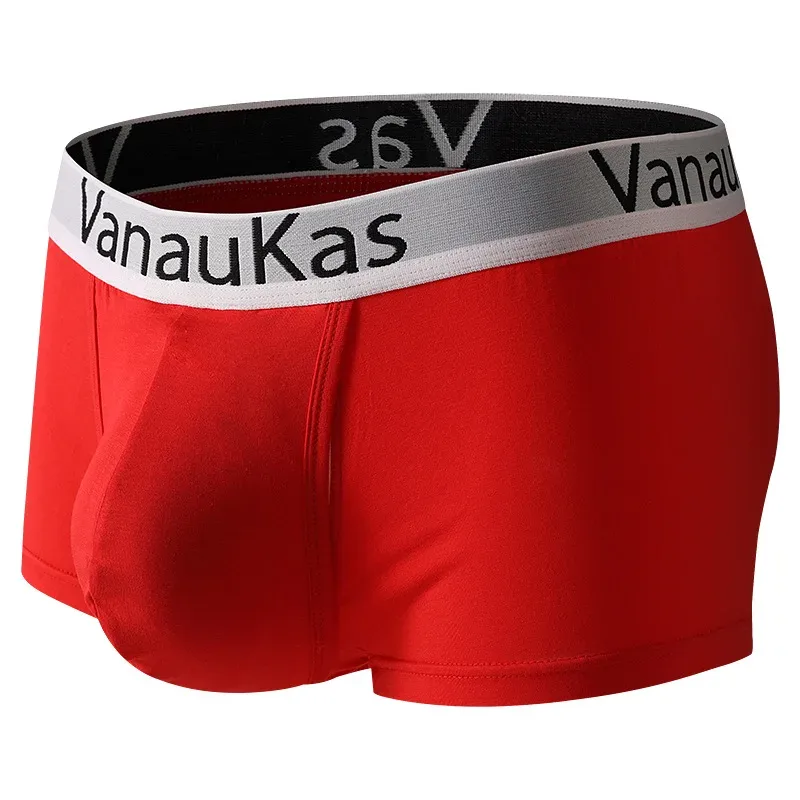 Mens Modal Underwear Boxer Shorts Convenient Pouch Opening for Male