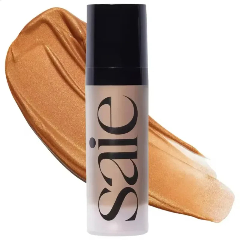 מותג חדש Saie Slight Gloss Liquid Blusher נוזלי High Gloss ג'ל Starglow עמיד לאורך זמן קל לצביעה קוסמטיקה ניידת אופנה