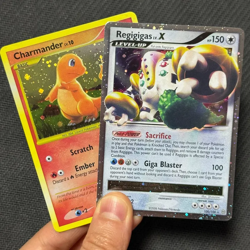 כרטיסי פרוקסי Dragonite Legends Awakened Charmander Stormfront Gengar LV.X Rayquaza C Leafeon Majestic Dawn Blastoise Holo — image 3