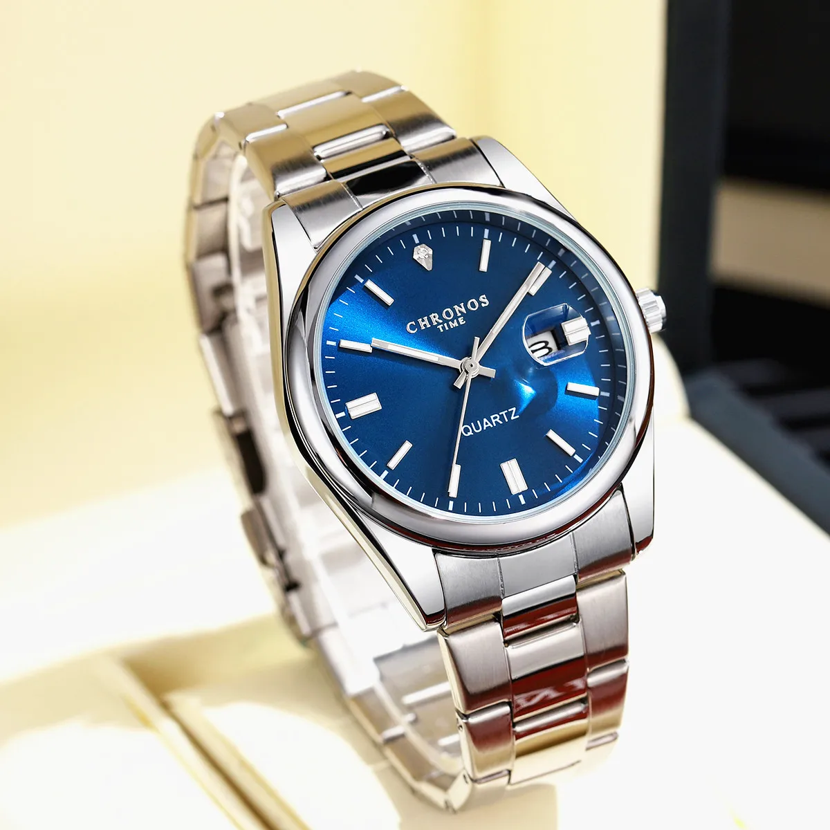 Top Brand Luxury Man Wristwatch Waterproof Luminous Date Men Watches Stainless Steel Quartz Men's Watch Male reloj