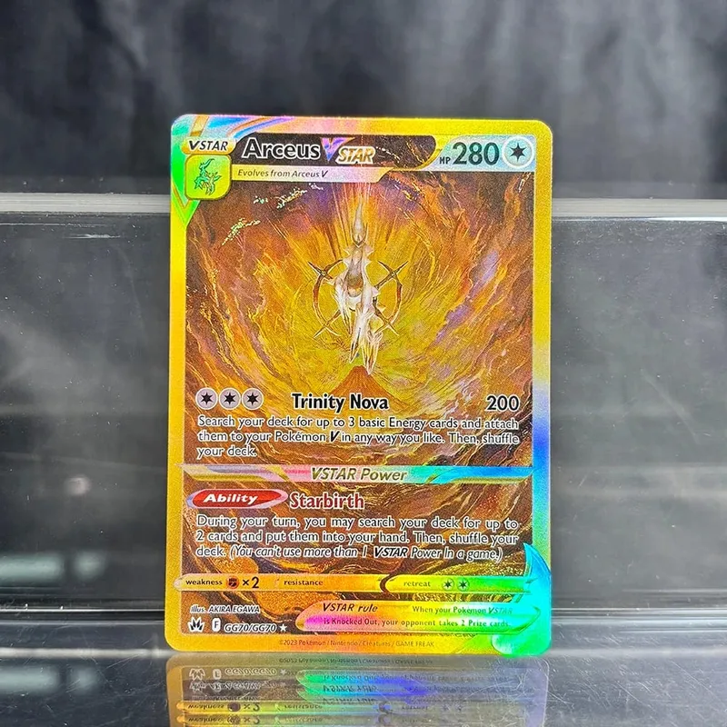 אוסף משחקי מסחר הולוגרפי PTCG כרטיסי פרוקסי Charizard Pikachu Mew EX Singl PKM Foil Cards Gengar VMAX Skyridge (SK) — image 12