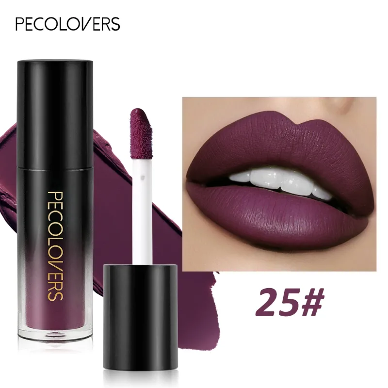 Πολλαπλών χρωμάτων Matte Velvet Lip Gloss Αδιάβροχο Αντικολλητικό Κύπελλο λείο κραγιόν για εφαρμογή υψηλής απόδοσης χρωμάτων — image 18