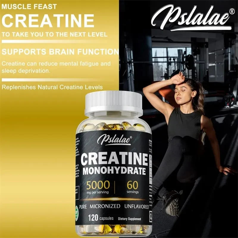 Creatine Monohydrate - Boost Muscle Strength Promote Muscle Growth Improve Athletic Performance Vegetarian Gluten-free — image 7