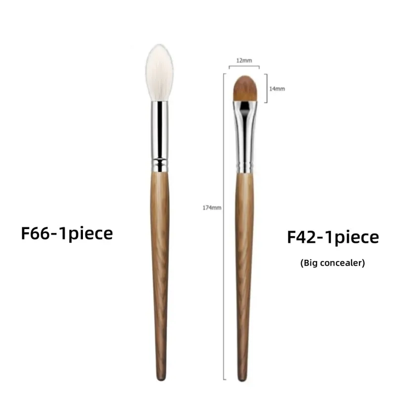 Tapered Highlighter Brush Υψηλής ποιότητας φυσική τρίχα που ρυθμίζει το πρόσωπο Powder Blending Blusher Πινέλα μακιγιάζ