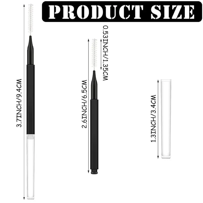 5/10/50PCS Mini Brush Brush Brow Perm Brush Brow Lifting Brushes Bendable Micro Eyelash Brush Applicators Tools — image 6