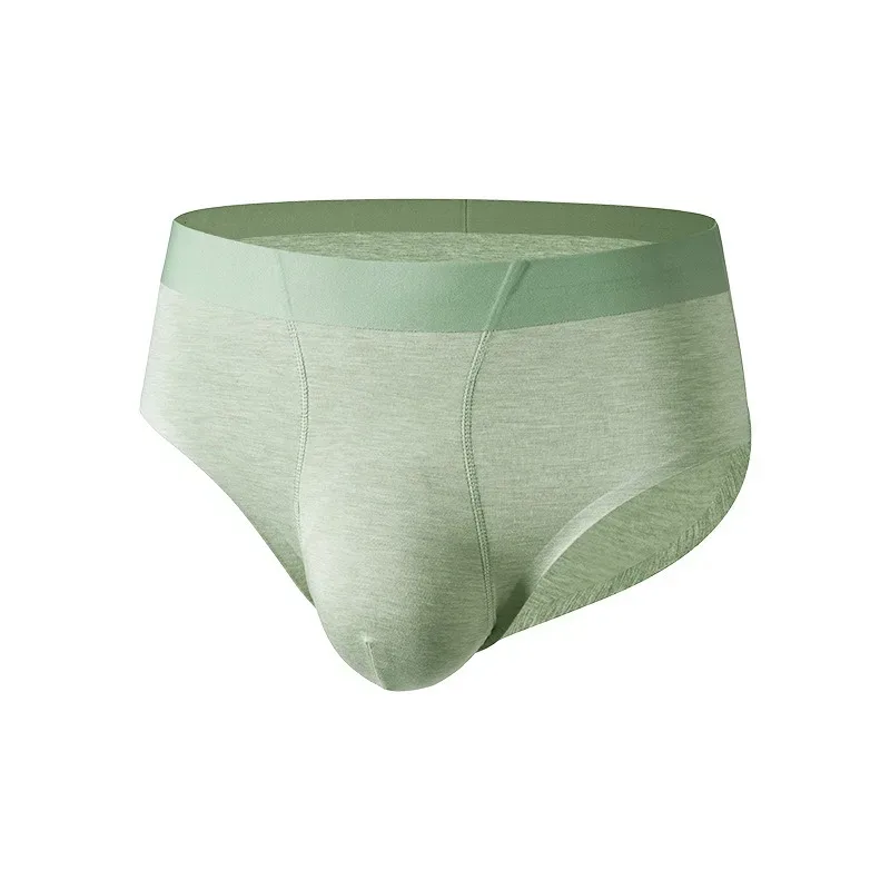 Men Sexy Briefs Bamboo Fiber Underwear Bulge Pouch Underpants 10A Antibacterial Breathable Sports Panties Soft Knickers Shorts — image 4