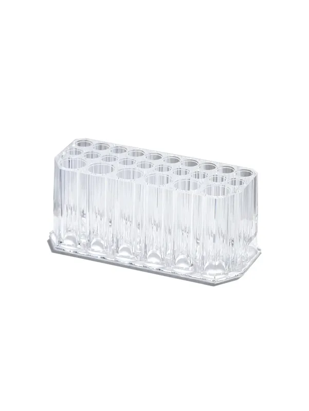 Βάση βούρτσας 1 τμχ Clear Acrylic με 26 τρύπες Πολυλειτουργική θήκη για πινέλο μακιγιάζ για εργαλεία Nail Art και βούρτσες καλλυντικών