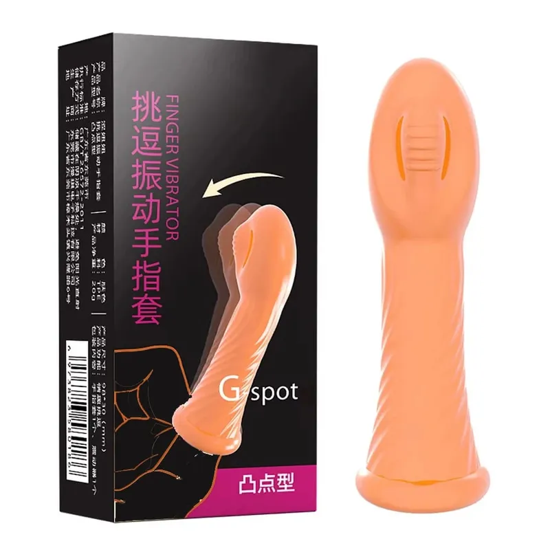 Finger Vibrators Orgasm G Spot Clitoris Vaginal Massage Stimulator Masturbator Erotic Vibrating Finger Sleeve Sex Toy For Women — image 9