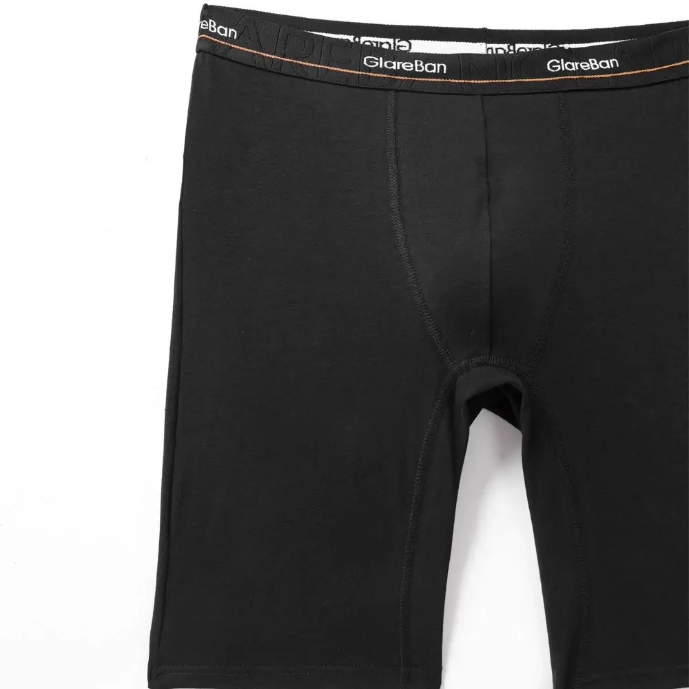 4pcs Set Cotton Long leg Boxer Men Underwear Male Brand Panties And Underpants For Homme Luxury Set Shorts Box Slip Briefs Soft — image 4