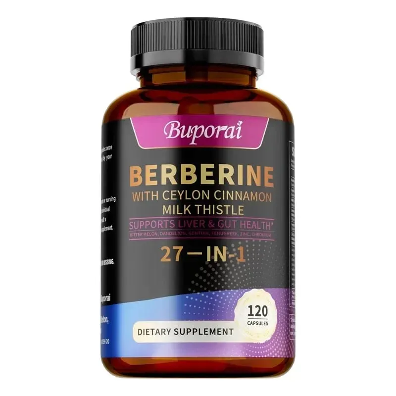 Συμπληρώματα Berberine Ceylon Milk Thistle - Προωθεί την υγεία του ήπατος και του πεπτικού συστήματος Υποστηρίζει την κυτταρική ενέργεια και επισκευή — image 9