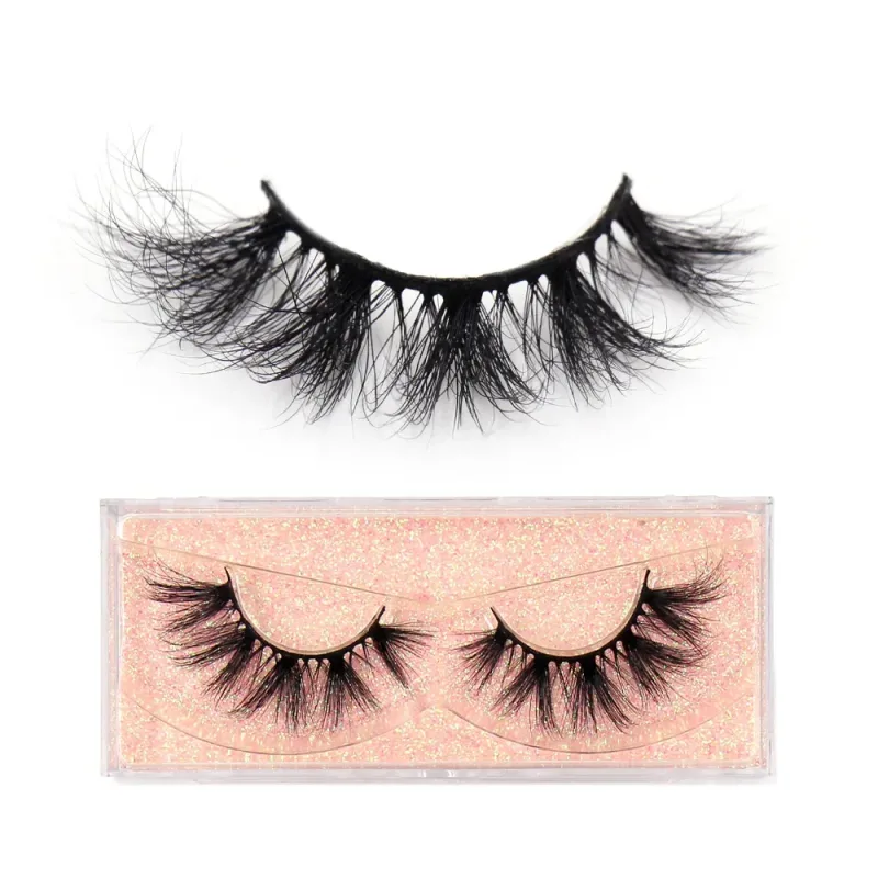 3D Mink Lashes Μαλακές τρίχες Ψεύτικες βλεφαρίδες Αφράτος όγκος Wispy Fake Lashes Extension Μακιγιάζ — image 34