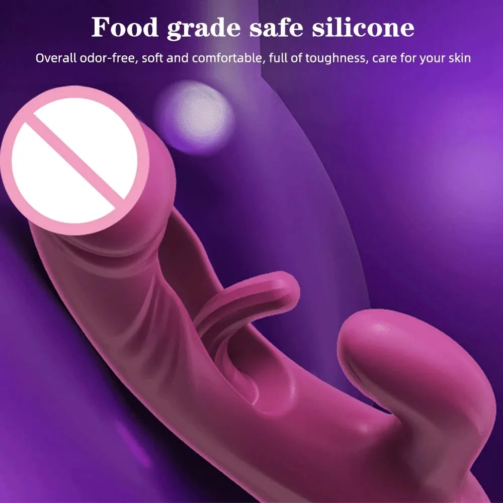 Rabbit Vibrator 10 Vibration & 10 Flapping Modes Δονητής κόλπου G-Spot Clitoral Stimulator Θηλυκός αυνανιστής Γυναικεία σεξουαλικά παιχνίδια — image 5