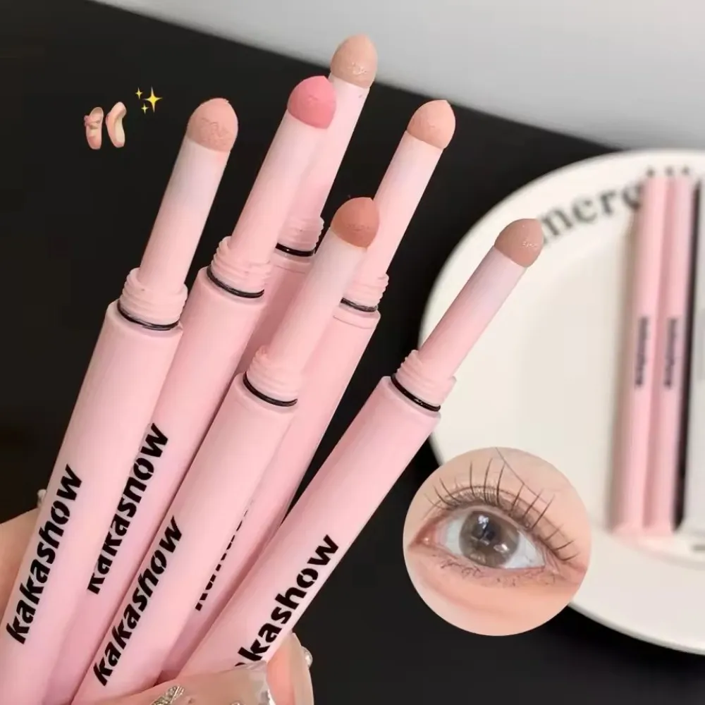 Dual End Glitter Matte Aegyosal Pen Brightening Highlight & Shadow Stick Eye Makeup Lying Silkworm Eyeliner Gel Pencil 애교살 펜 — image 6