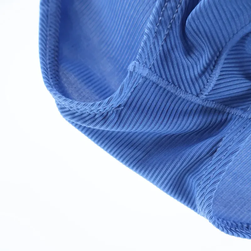 Men Fashion Ribbing Sexy High Fork Underwear Briefs U Convex Pouch Low Rise Man Comfortable Underpants Quick-drying — image 16