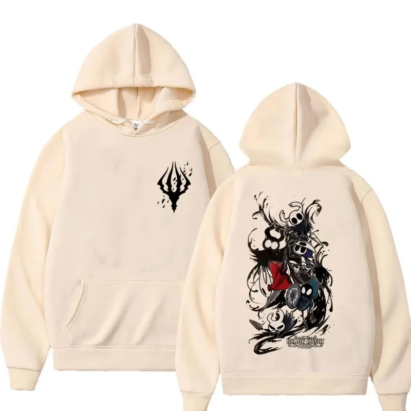 Game Hollow Knight Hoodie Male Fashion Streetwear Men Women Clothing Casual Oversized Hoodies Unisex Retro Otaku Lovers Pullover