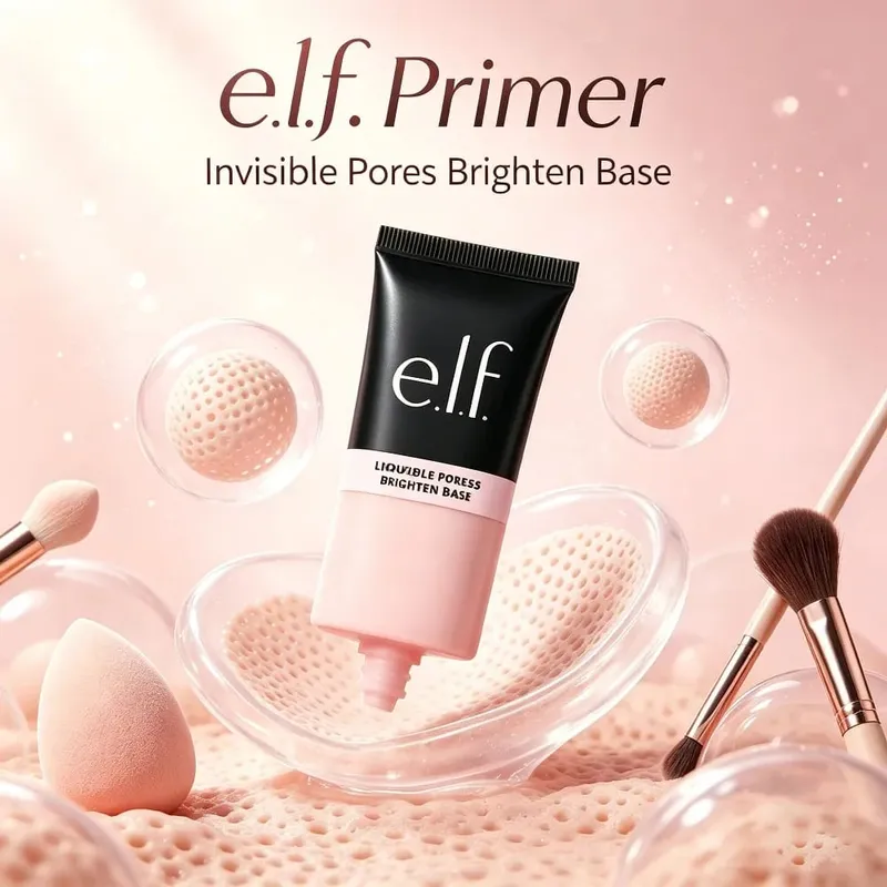 ξωτικό. Liquid Poreless Putty Primer Cream Texture Facial Makeup Base Pore Minimizing Oil Control Flawless Skin Cosmetics — image 5
