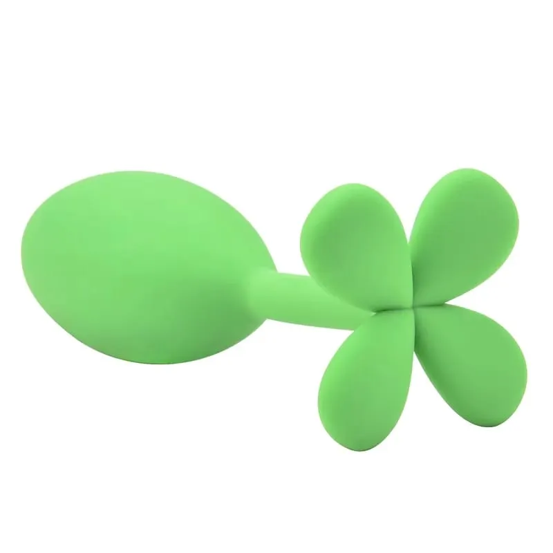 Silicone Anal Beads Butt Plug Set Mini Small Medium Large Anal Plug Four Leaf Clover Anal Trainer Sex Toy Men Women Gay — image 2