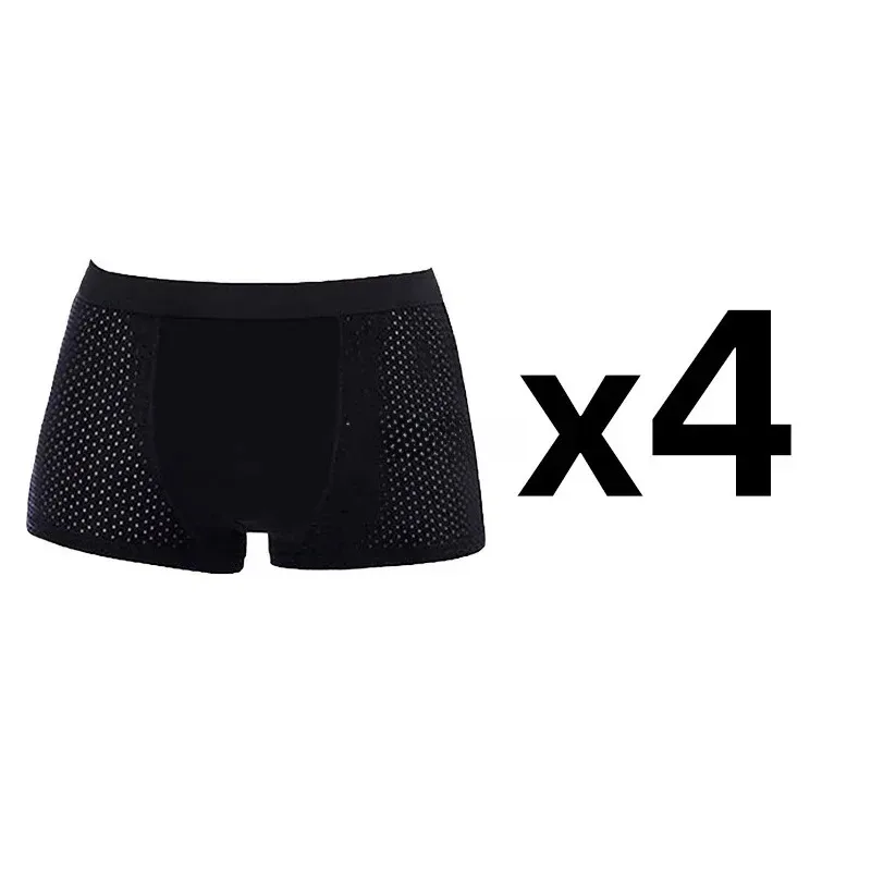 4Pcs Men's Boxer Briefs Ultra Soft Anti Odor Underwear Breathable Mesh with Ventilation Holes Stretch Comfort for Daily — image 25