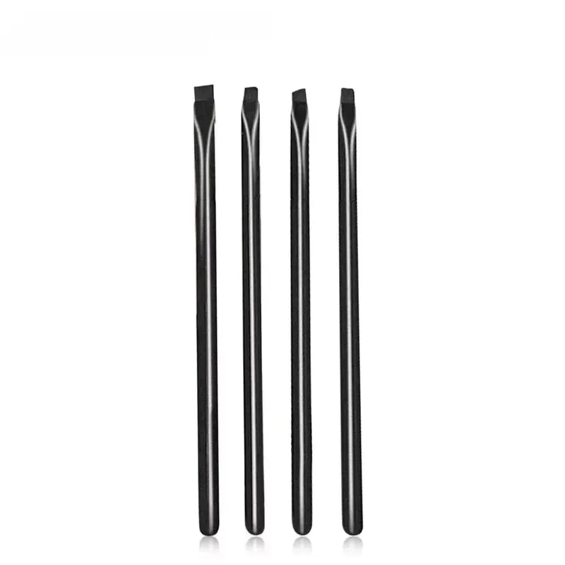 3 pçs conjunto de escova de maquiagem lâmina delineador escova fina cabeça oblíqua sobrancelha escova contorno delineador ultra-fino sombra de olho escova maquiagem b — image 12