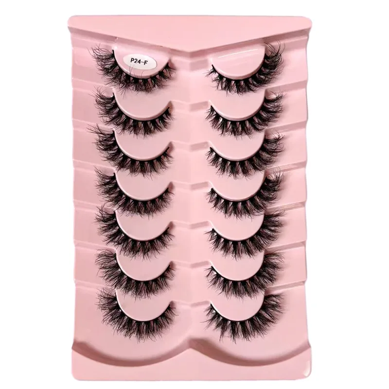 Κλασικές βλεφαρίδες 3D όγκου Faux Mink Lashes Φυσική εμφάνιση Χνουδωτές ψεύτικες βλεφαρίδες Wispy Cat Eye Lashes Αφράτες βλεφαρίδες 3D Mink — image 23