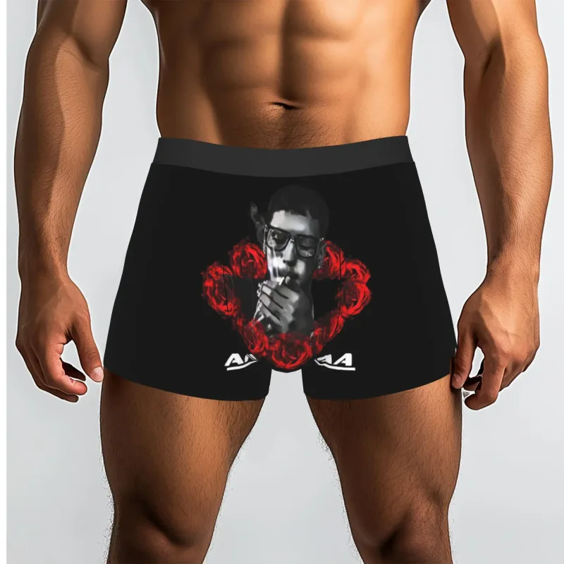 Male Funny A-Anuel AA Underwear Boxer Briefs Stretch Shorts Panties Underpants — image 19