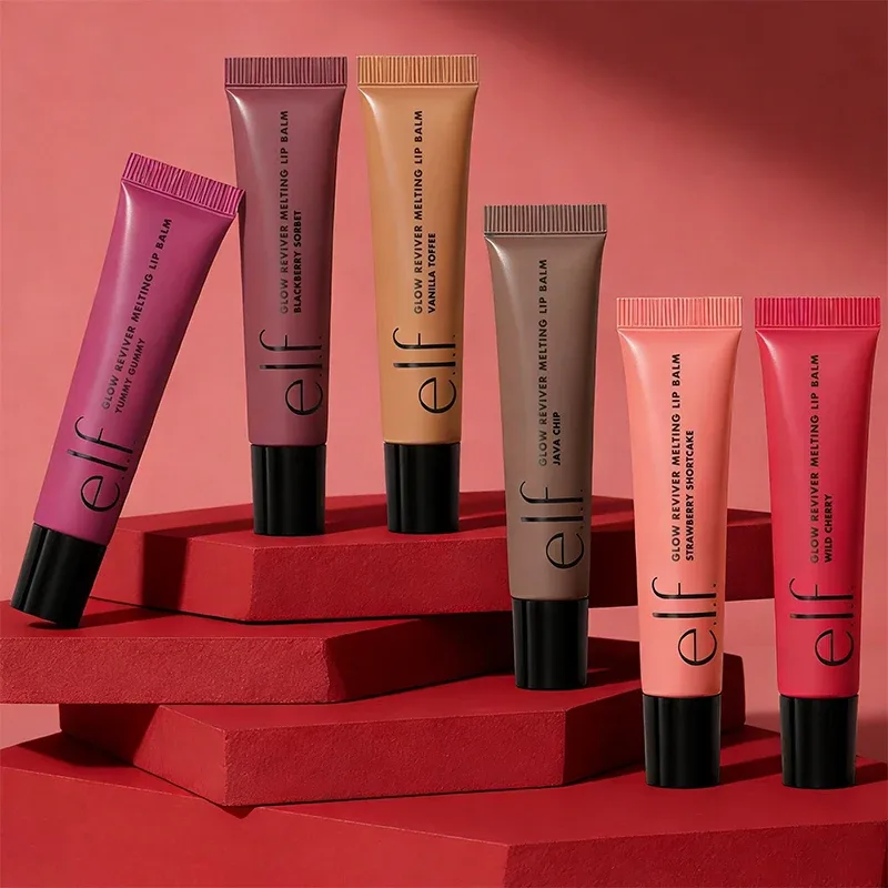 Hot Sale New Elf Bubblegum-Cherry Mango-Watermelon Lasting Moisturizer Lip Gloss Lip Balm & 8 Colors Cream Blush Brand Cosmetics — image 3