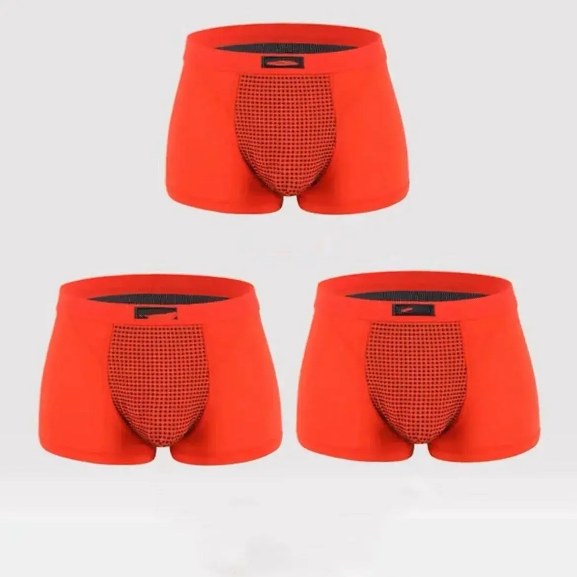 3PC Men's Magnetic Therapy Underwear Upgraded 22 Magnets Boxer Briefs L-6XL Anti-Pain Health Underwear Brazilian Breathable Men — image 8