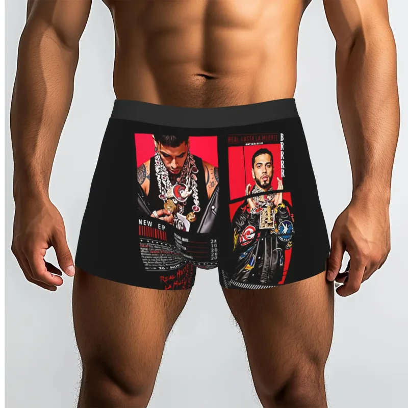 Male Funny A-Anuel AA Underwear Boxer Briefs Stretch Shorts Panties Underpants — image 15