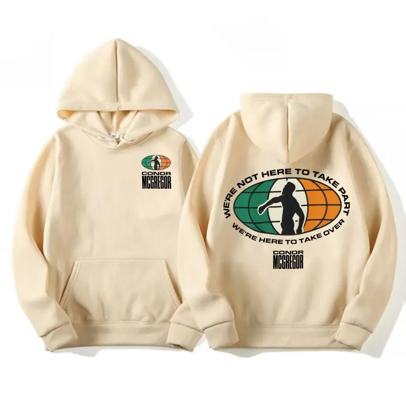 Sudadera con estampado de doble cara de The Notorious Conor McGregor para hombre y mujer, sudaderas con capucha clásicas góticas de moda, jerséis de manga larga de lana