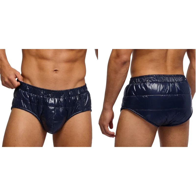 Men Elderly Alzheimer Leak-proof Diaper Cover Warm Padded Quilted Puffer Adaptive Briefs Dementia Bedridden Patient Underwear — image 1