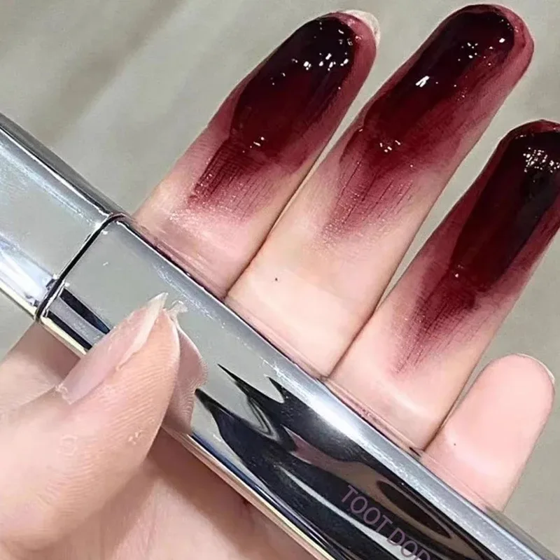 Silver Tube Πεντάχρωμο Clear Water Gloss Lip Gloss Moisturizing Mirror Crystal Jelly Lip Glaze Watery Texture Lip Tint Makeup — image 5